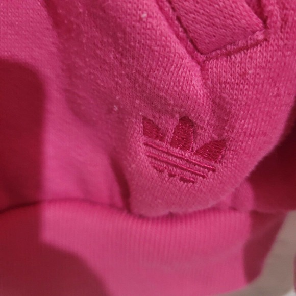 Vintage Adidas & French Navy Pink Sweatshirt & Jogger Set Womans Size Large - Picture 8 of 11